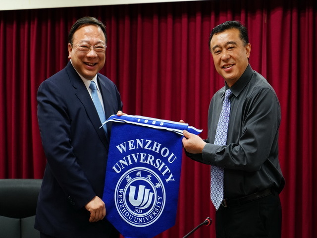 溫州大學薛偉副校長一行貴賓來訪