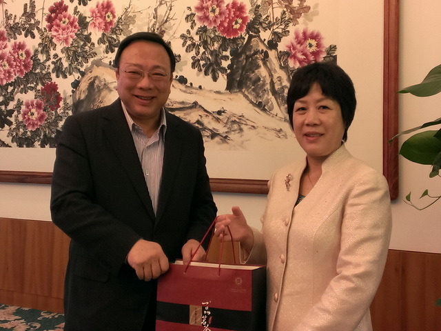 本校劉維琪校長及解鴻年國際長應天津市台辦邀請赴天津拜訪天津外國語大學、天津商業大學、天津理工大學及海河教育園