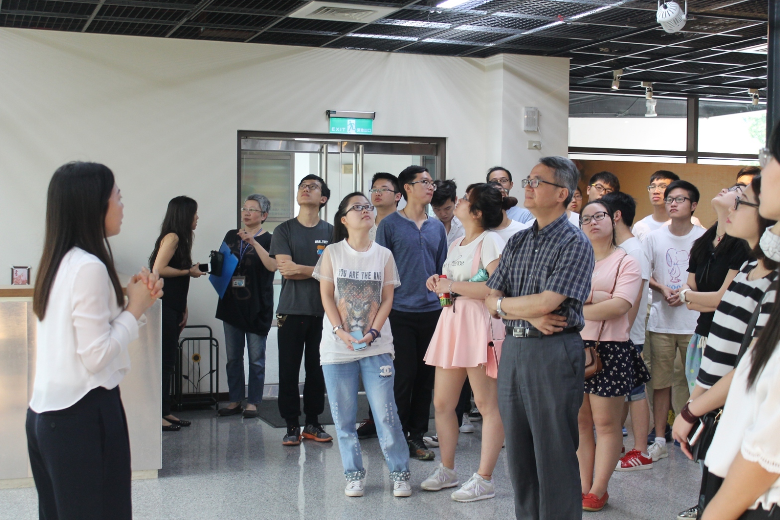 中華大學物聯網專案交換生至新竹科學園區-探索館參訪(溫州大學)